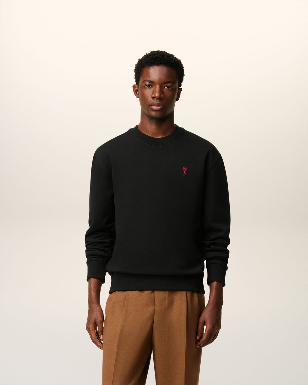 Sweatshirt Noir Ami de Coeur En Coton