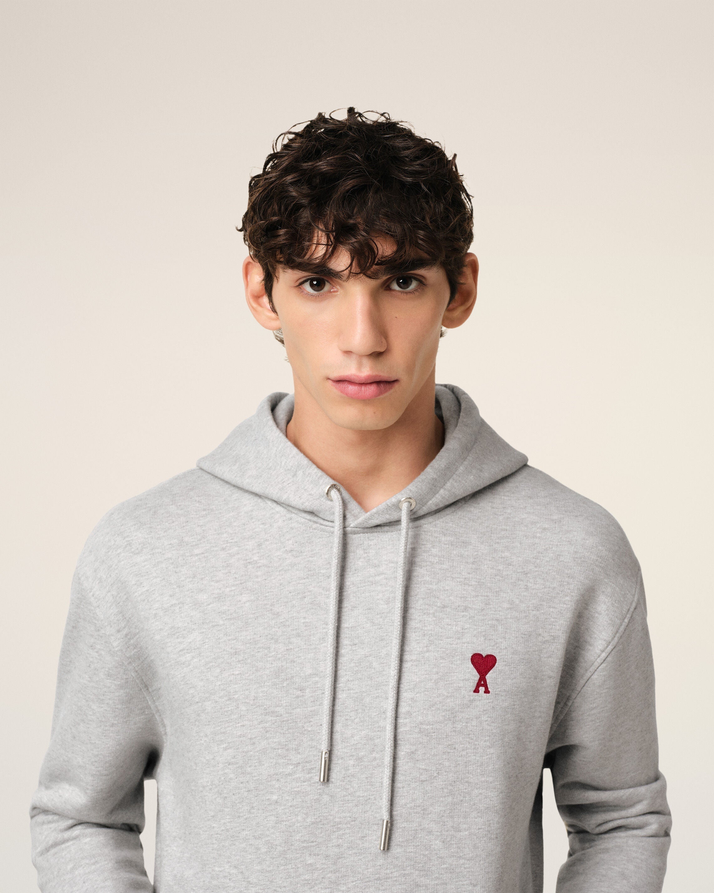 Hoodie Gris Ami de Coeur En Coton