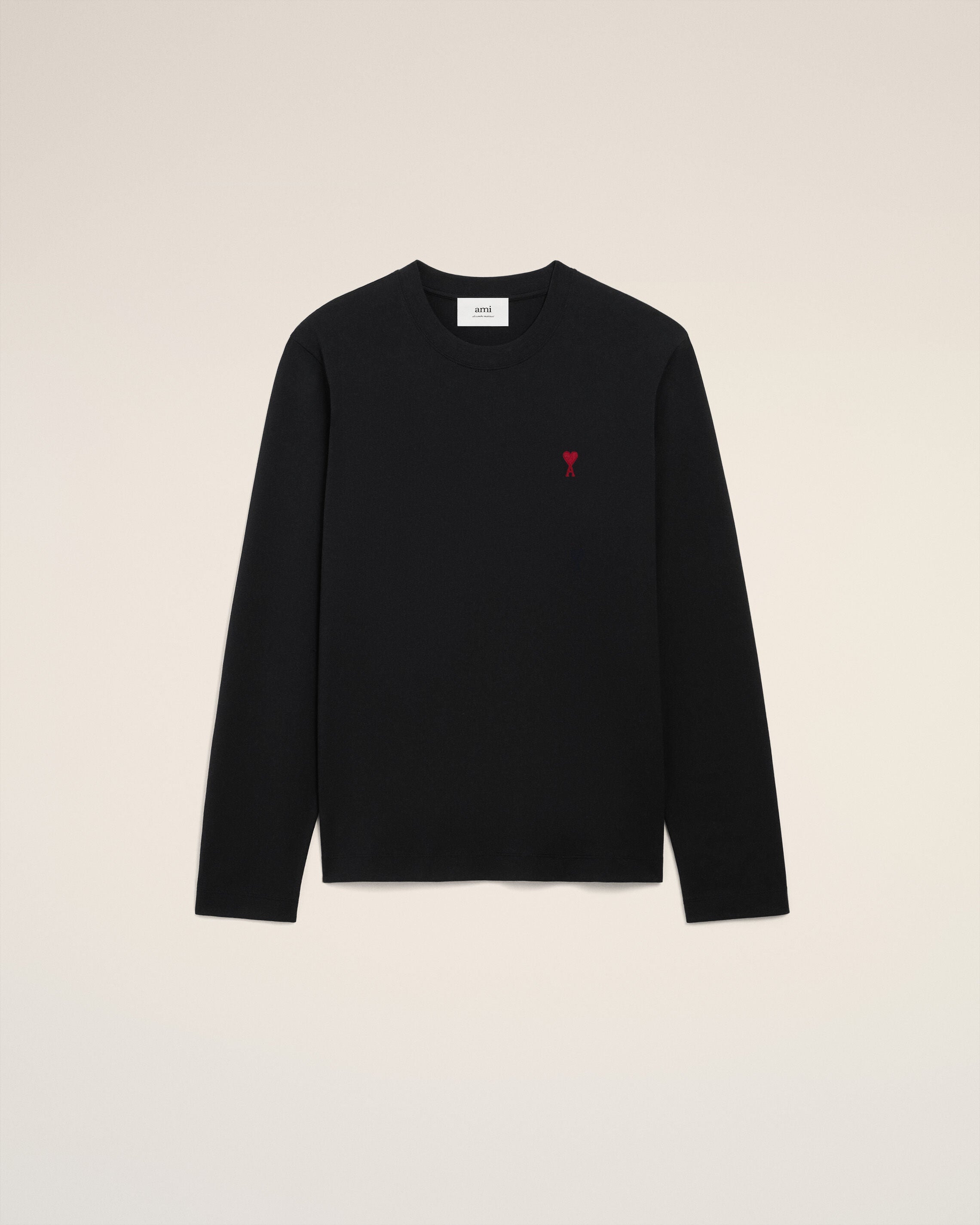 T-Shirt Blanc Manches Longues Ami de Coeur En Coton