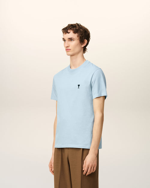 T-shirt Bleu Ami De Coeur En Coton