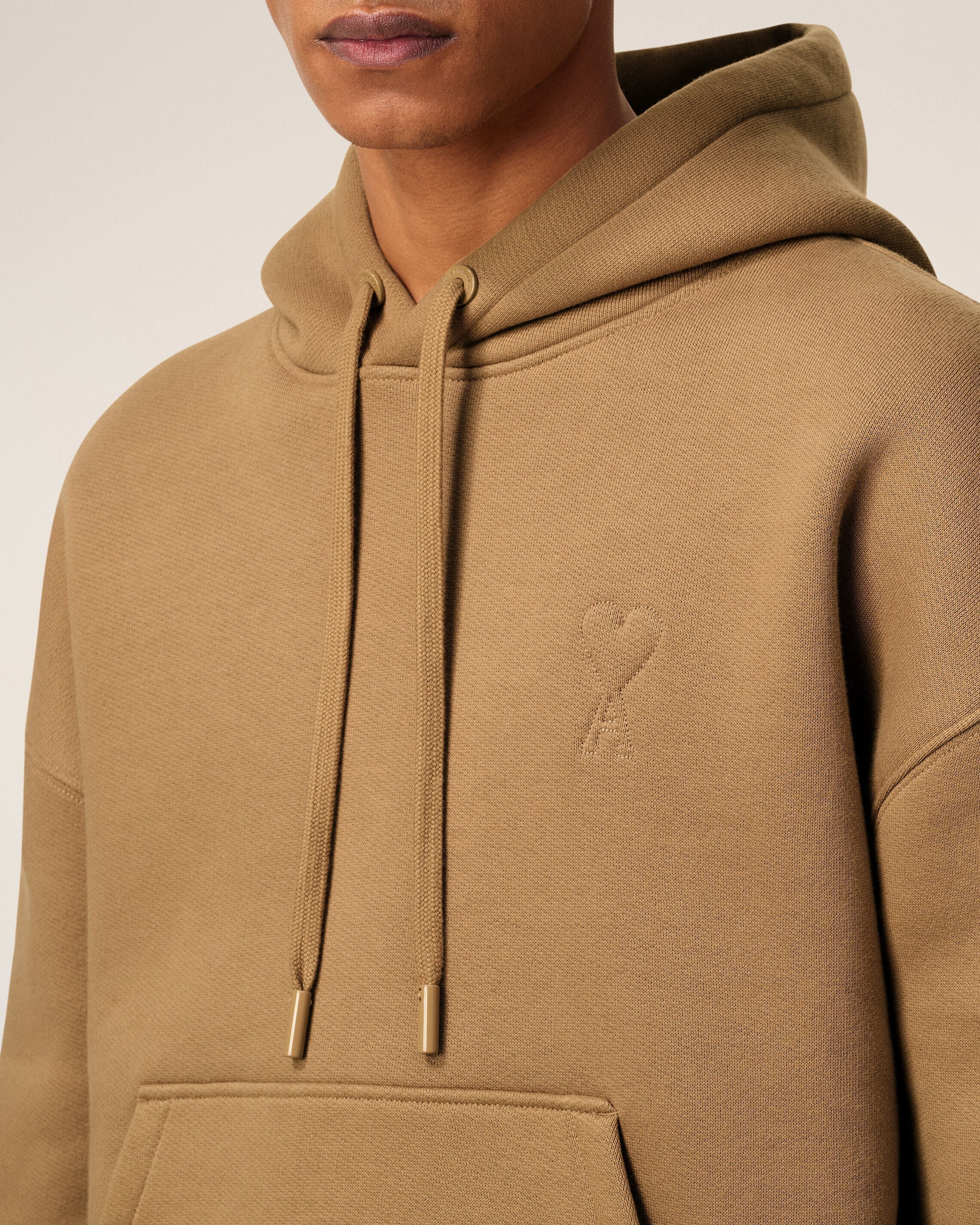 Hoodie Marron Ami De Coeur En Coton