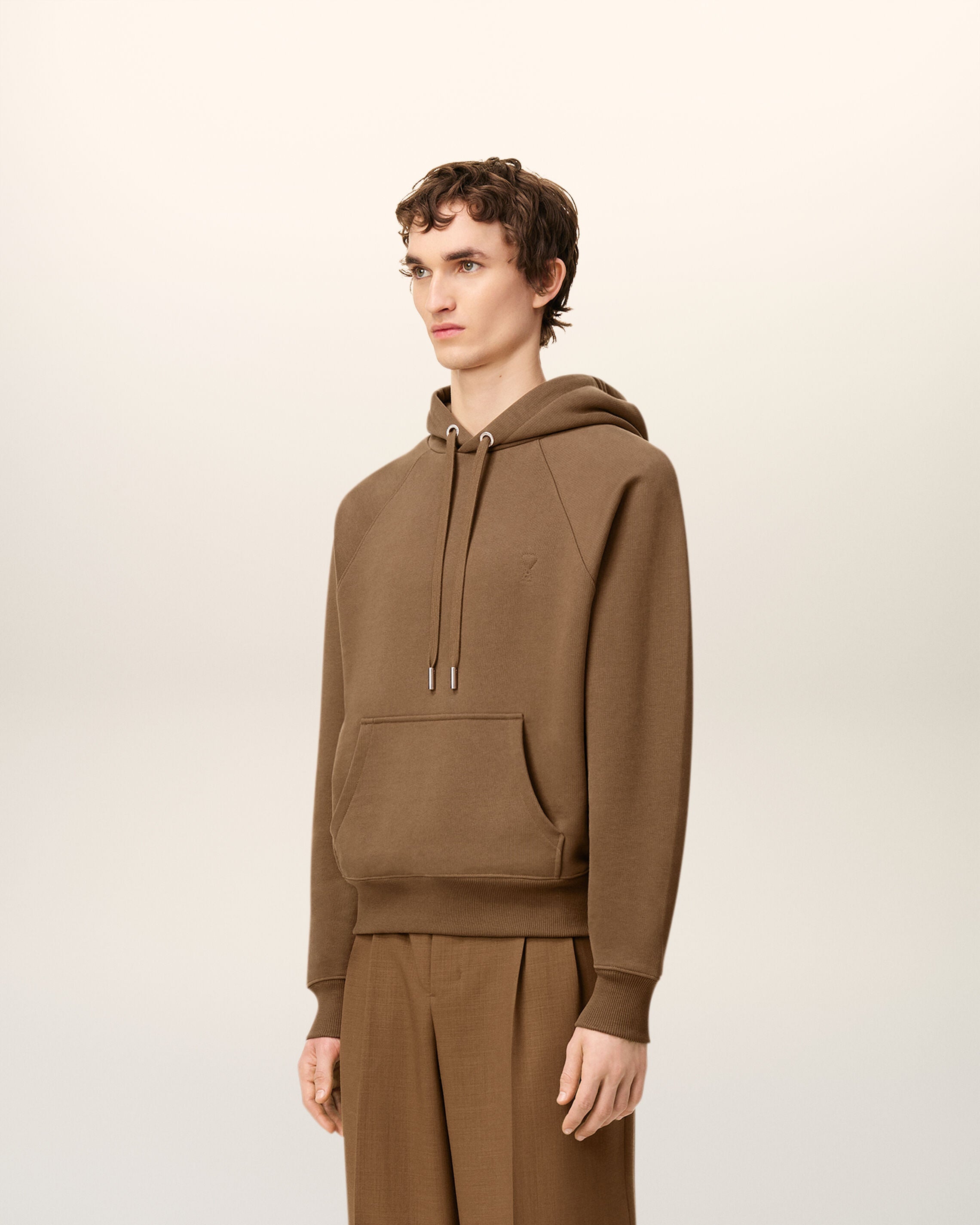 Hoodie Marron Ami De Coeur En Coton