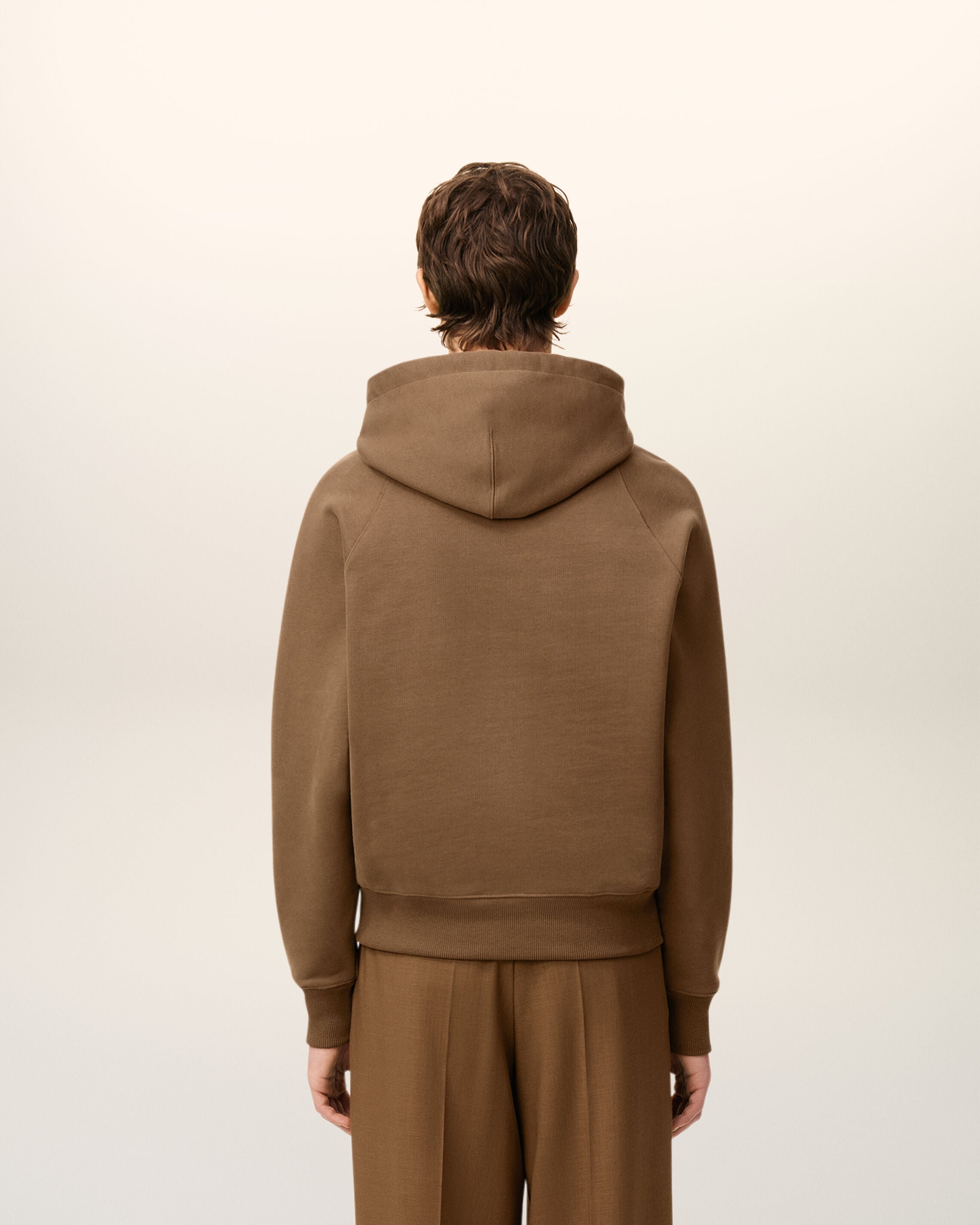 Hoodie Marron Ami De Coeur En Coton