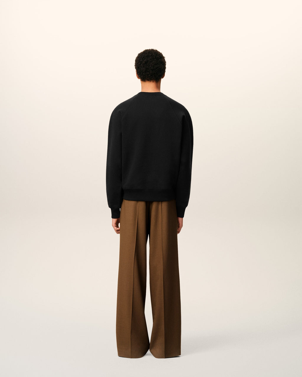 Sweatshirt Noir Ami de Coeur En Coton