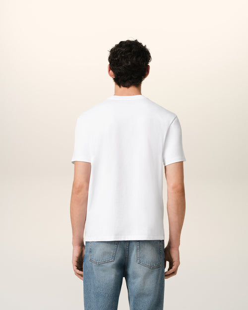 T-shirt Blanc Ami de Coeur En Coton