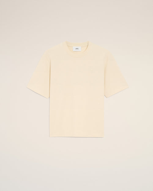 T-shirt Blanc Ami De Coeur En Coton