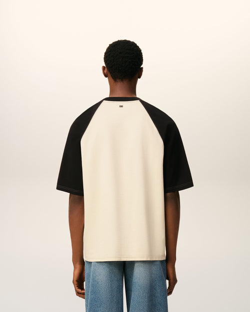 T-shirt Blanc Manches Courtes Ami De Coeur En Coton