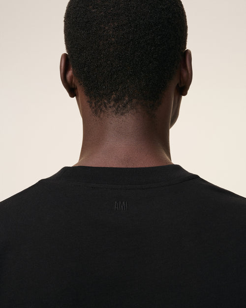 T-shirt Noir Ami De Coeur En Coton