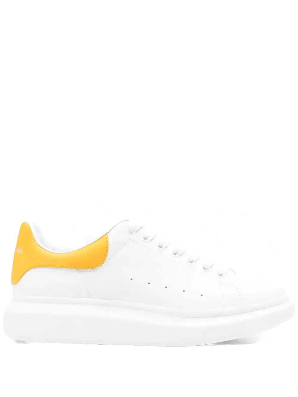 ALEXANDER MCQUEEN - baskets Oversized blanc/jaune - Lothaire