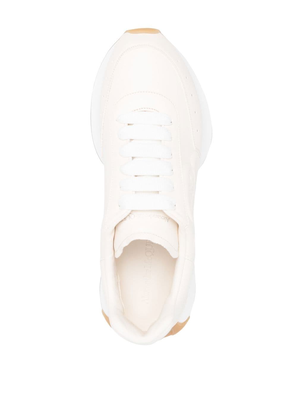 Alexander McQueen Baskets beige Sprint Runner