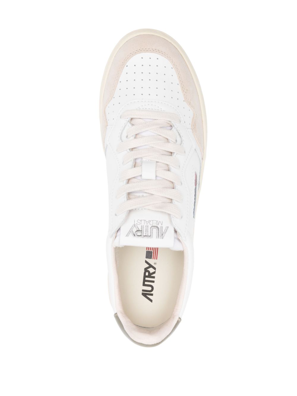 Autry - baskets Medalist en cuir blanc