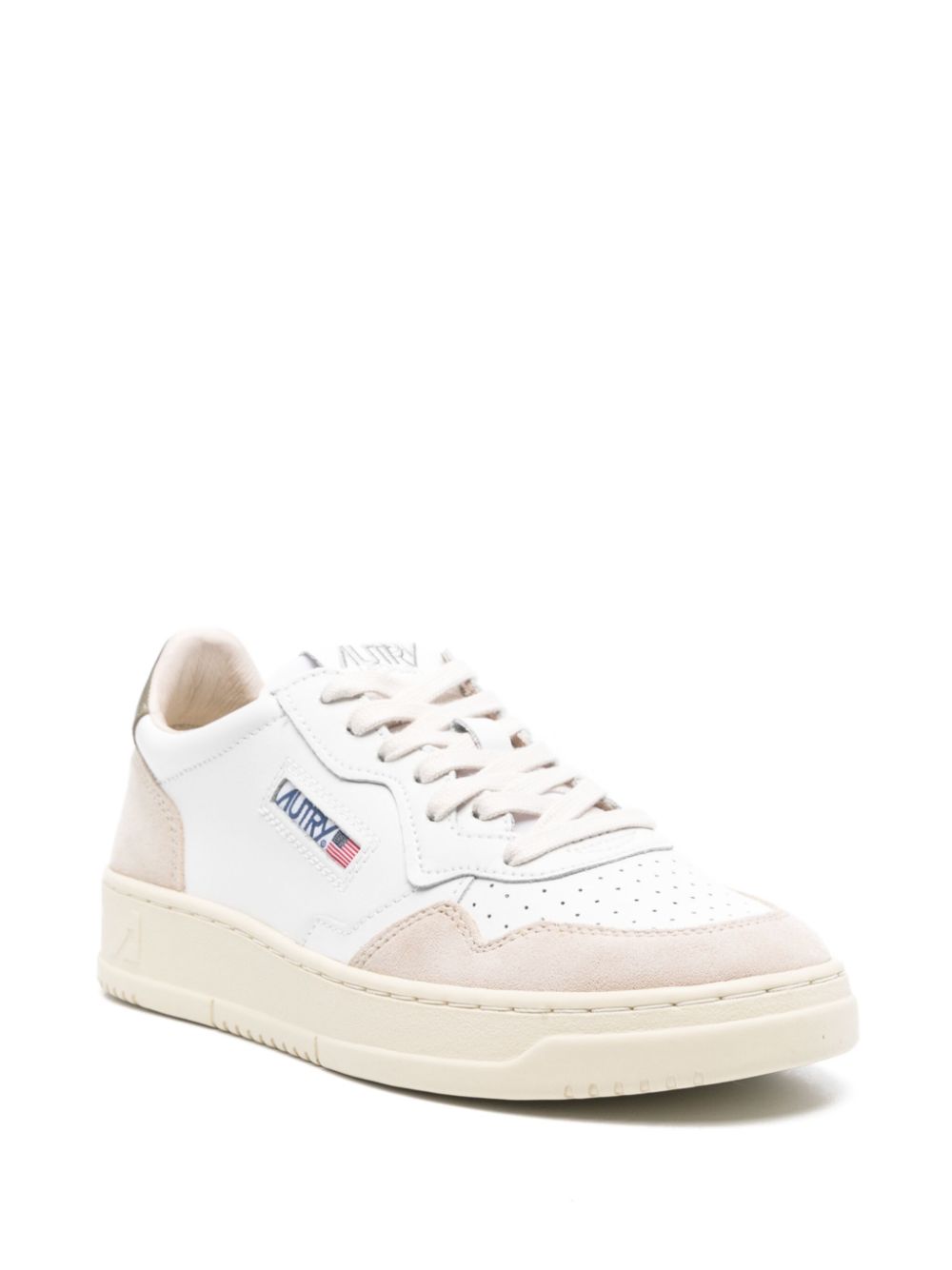Autry - baskets Medalist en cuir blanc