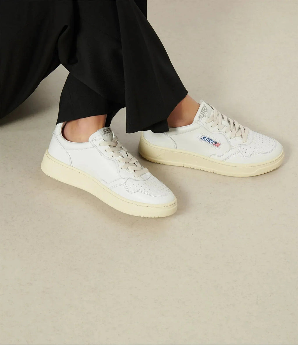 Autry - Baskets Medalist Leat blanc
