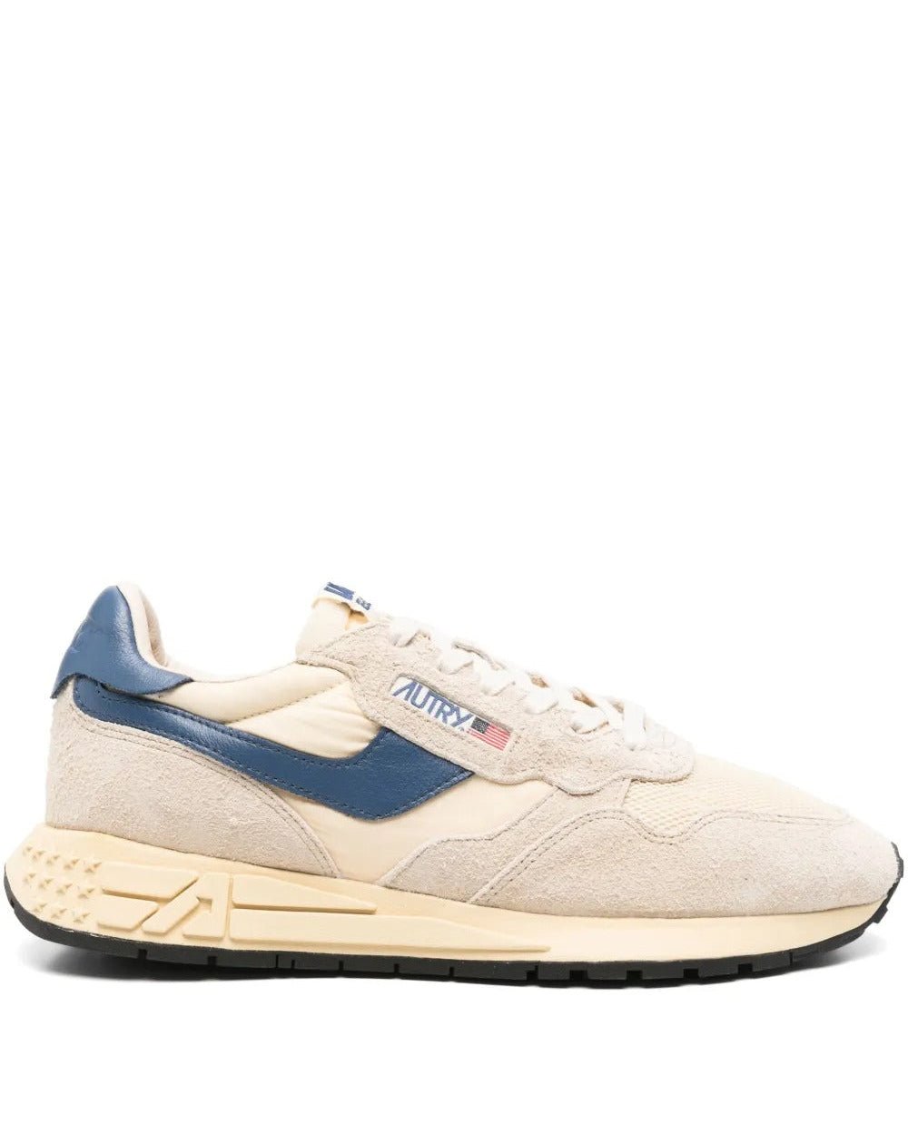 AUTRY - Baskets Reelwind Crème et Bleu - Lothaire