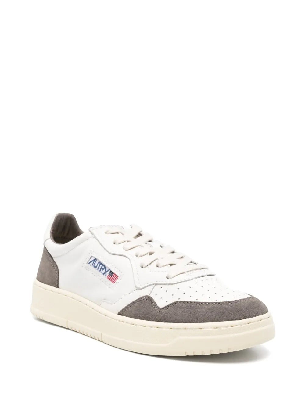 AUTRY - Medalist low Sneakers Gris et Blanc