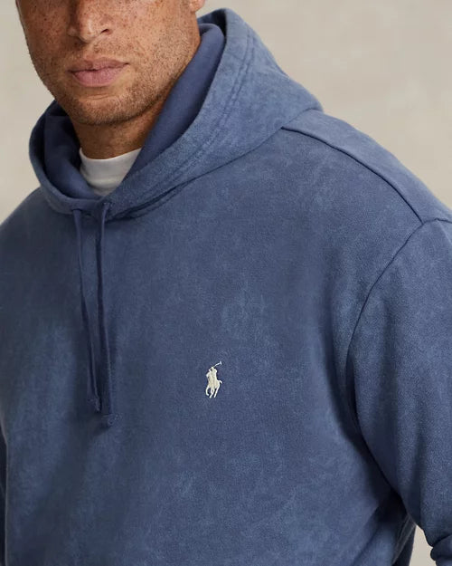 Sweat à capuche en molleton bouclé