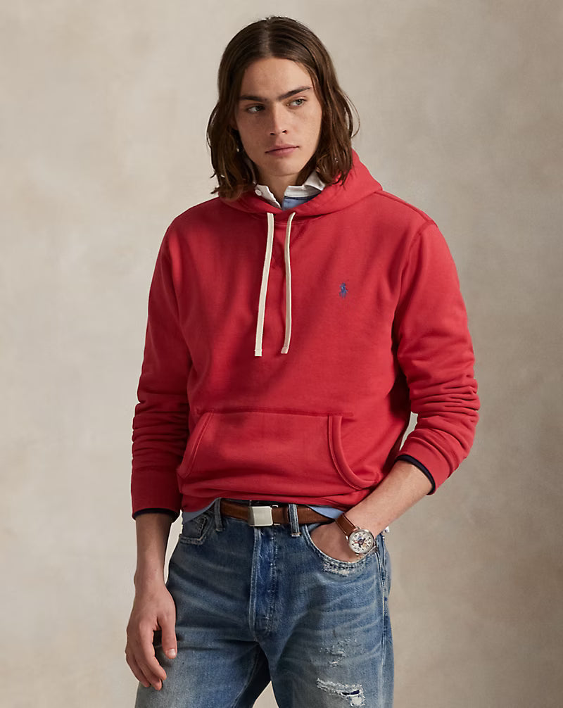 Le sweat à capuche RL en molleton