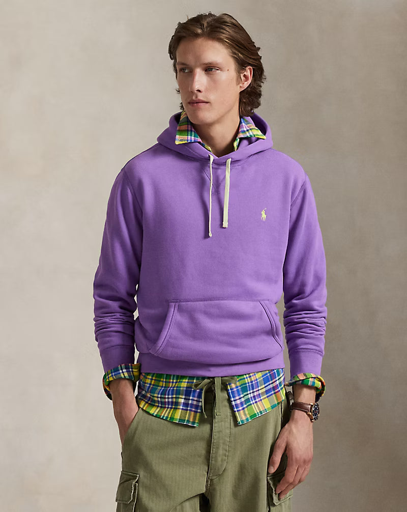 Le sweat à capuche RL en molleton