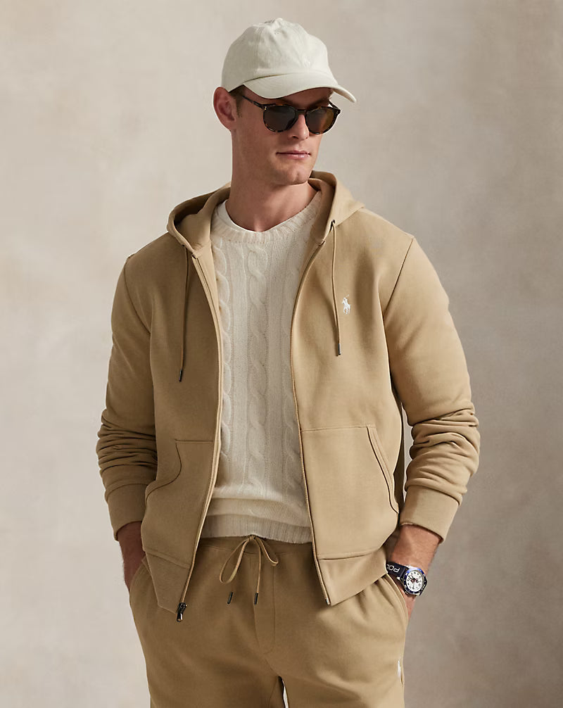 Sweat à capuche en maille double