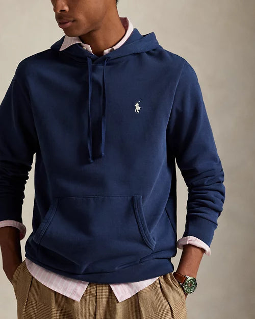 Sweat à capuche en molleton bouclé