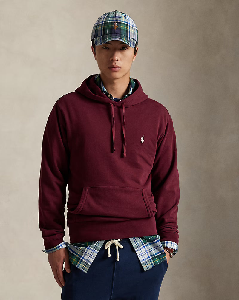 Sweat à capuche en molleton bouclé