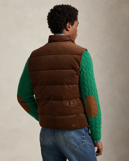 Le gilet Wynton en velours côtelé