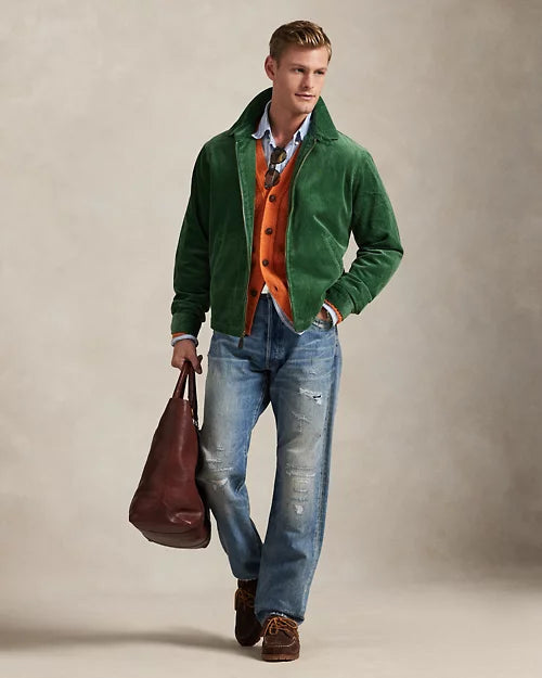 La veste Wynton en velours côtelé