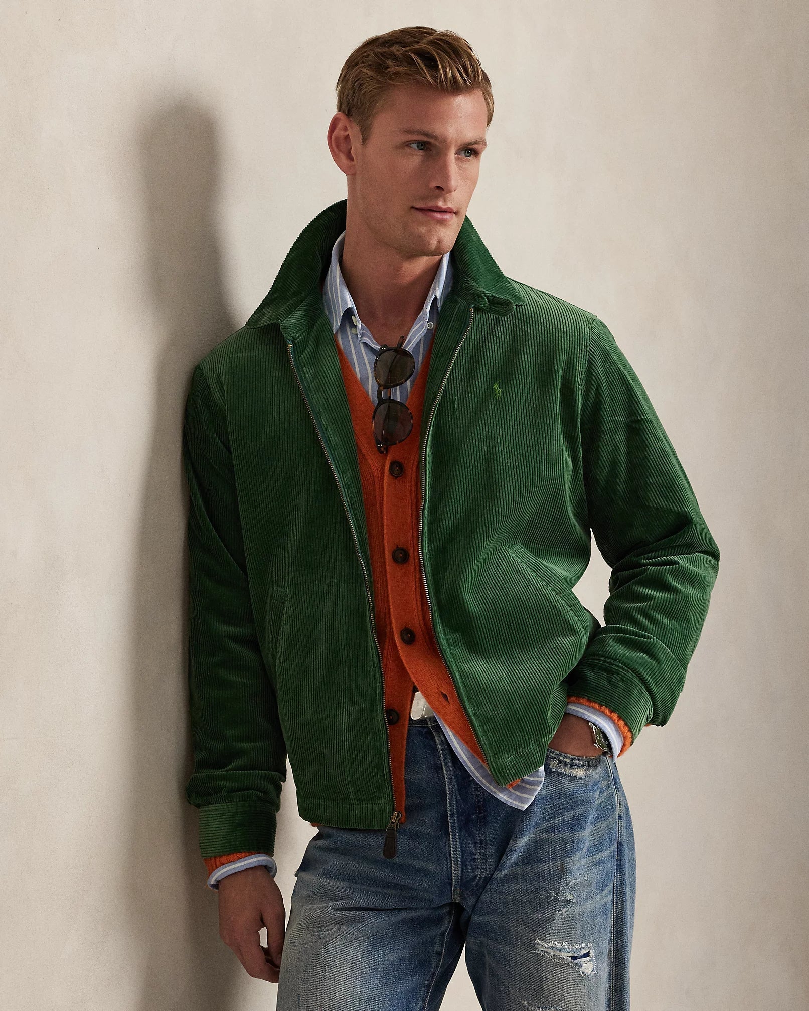 La veste Wynton en velours côtelé