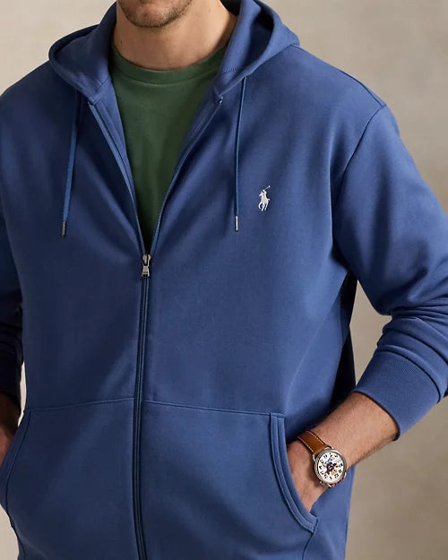 Sweat à capuche en maille double